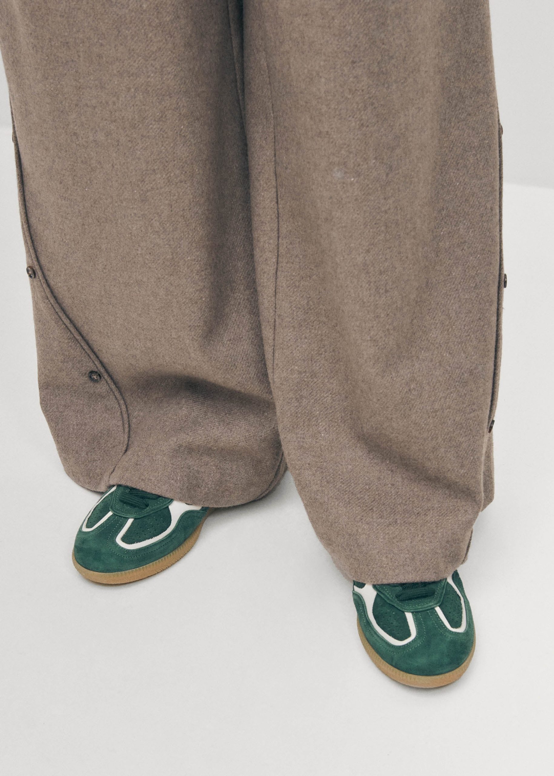 Tb.490 Rife Forest Green Leather Sneakers - Image 9