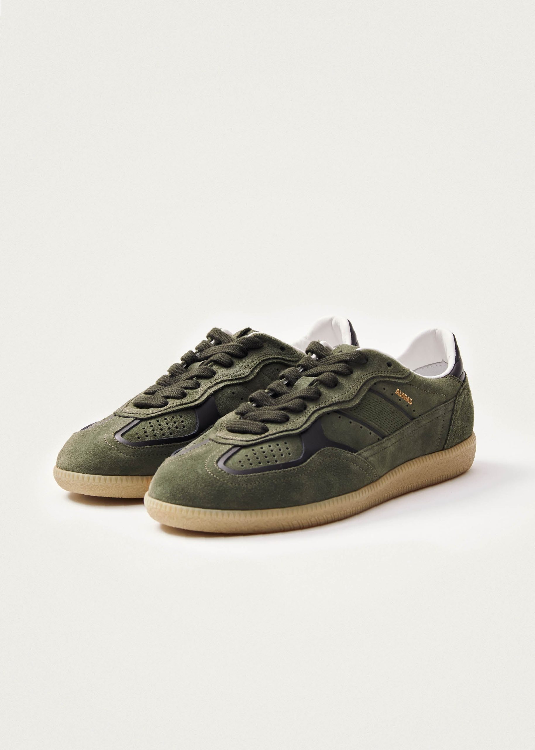 Tb.490 Rife Dusty Olive Leather Sneakers - Image 2