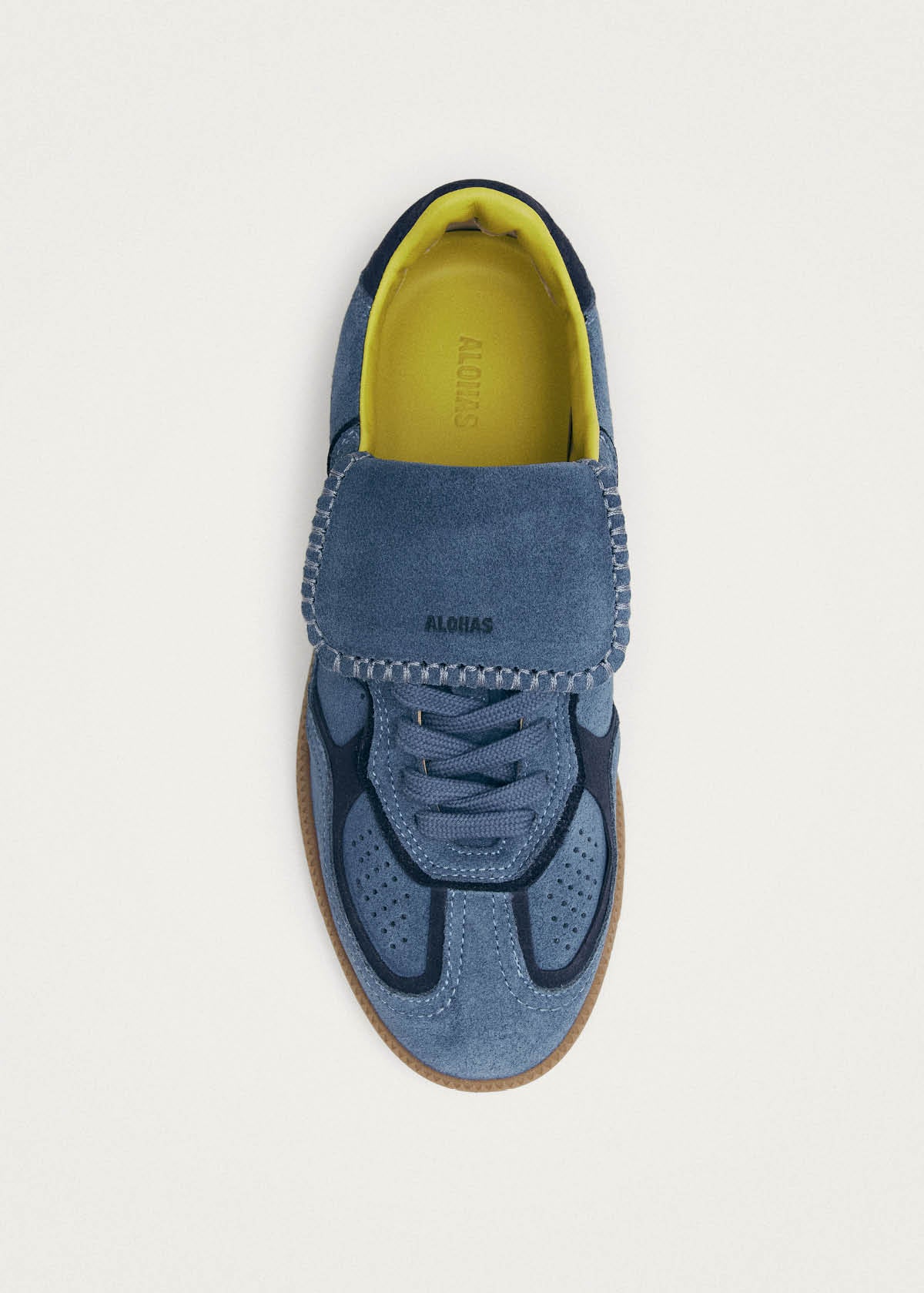 Tb.490 Club Suede Blue Leather Sneakers - Image 4