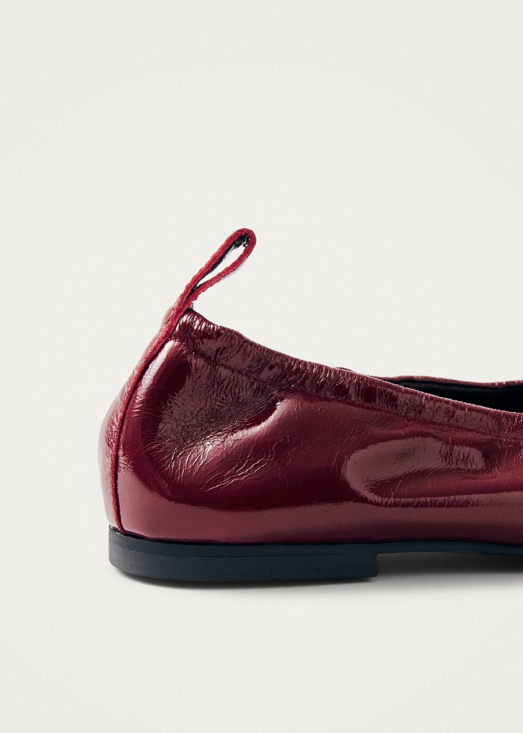 Rosalind Burgundy Patent Leather Ballet Flats - Image 7