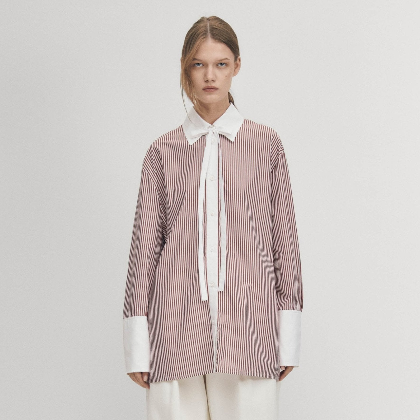 Sempe Red Stripes Shirt - Image 3