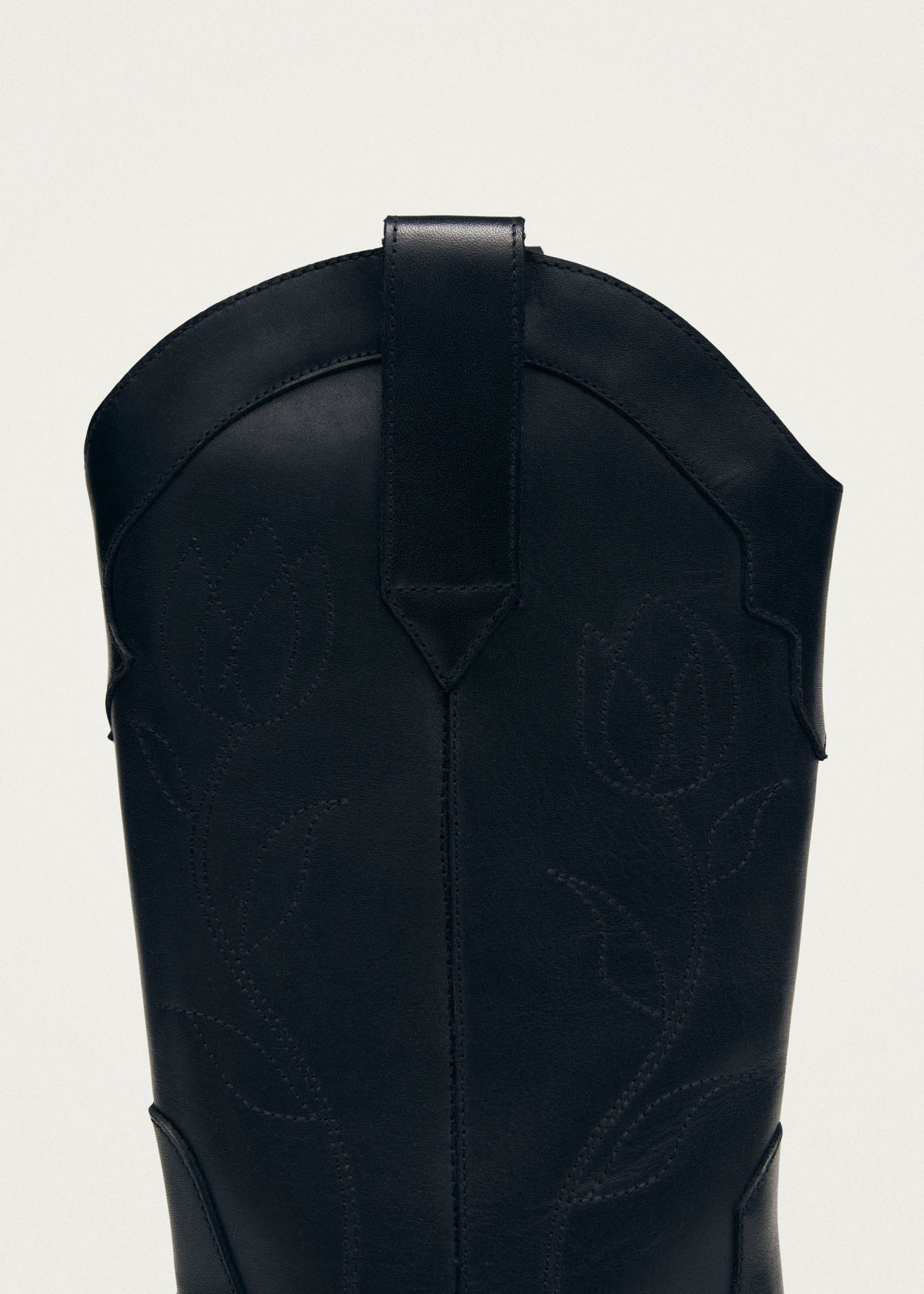 Liberty Black Leather Boots - Image 7