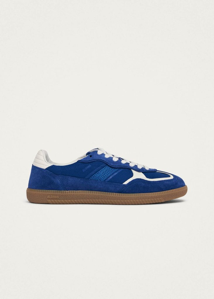 Tb.490 Rife Sheen Blue Leather Sneakers