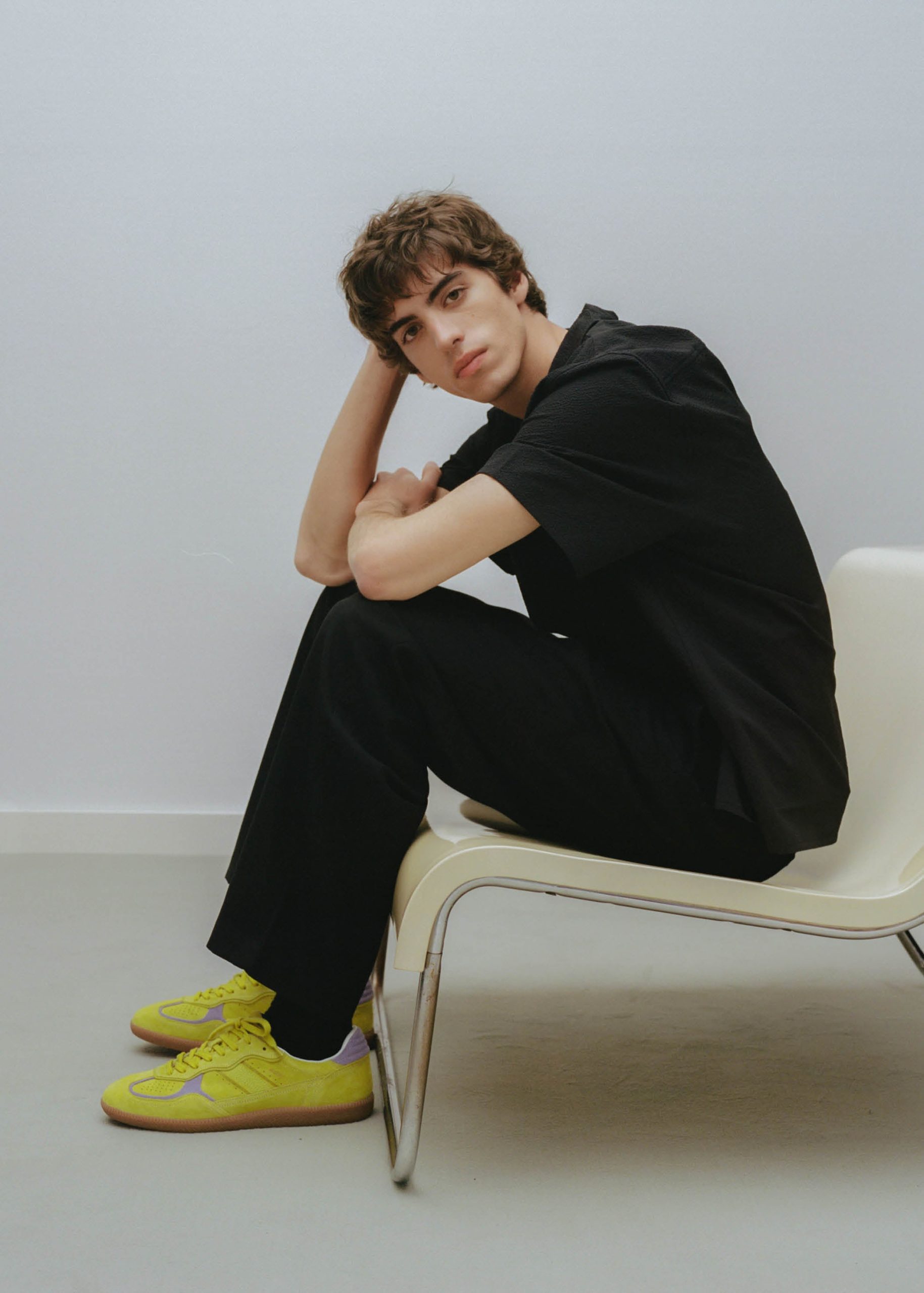 Tb.490 Rife Acid Green Leather Sneakers - Image 8