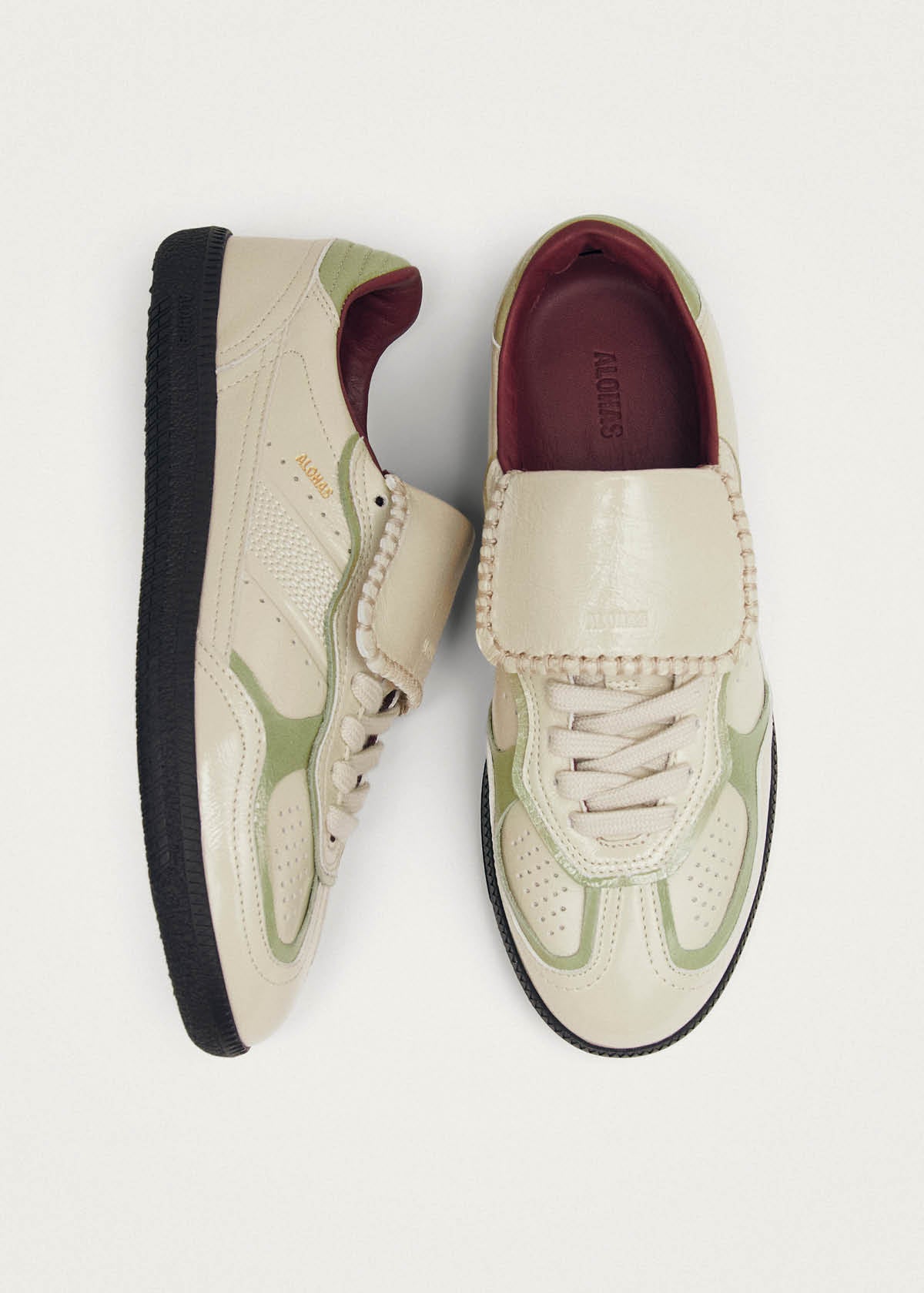 Tb.490 Club Cream Patent Leather Sneakers - Image 7