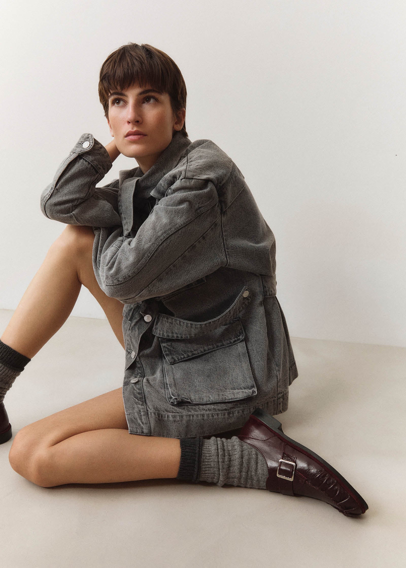 Brandy Burgundy Leather Loafers - Image 2