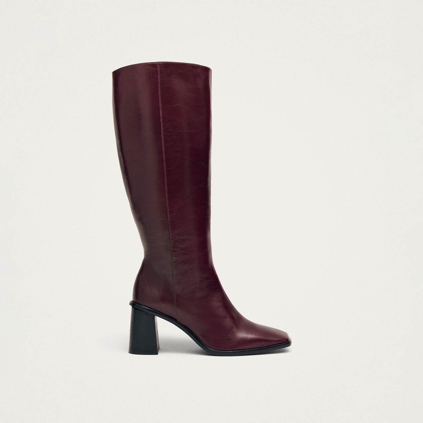 East Rift Burgundy Leather Boots - Image 3