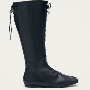 Jules Black Leather Boots