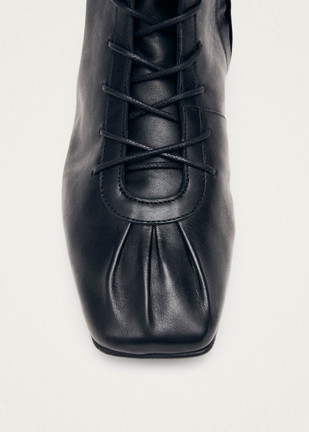 Jules Black Leather Boots - Image 5