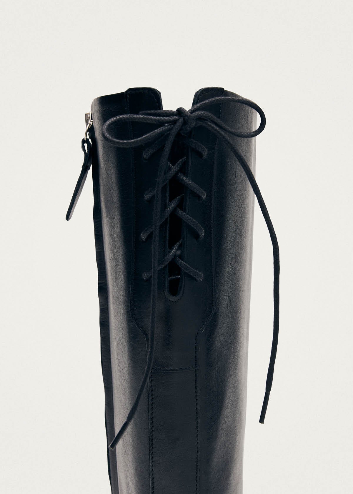 Jules Black Leather Boots - Image 6