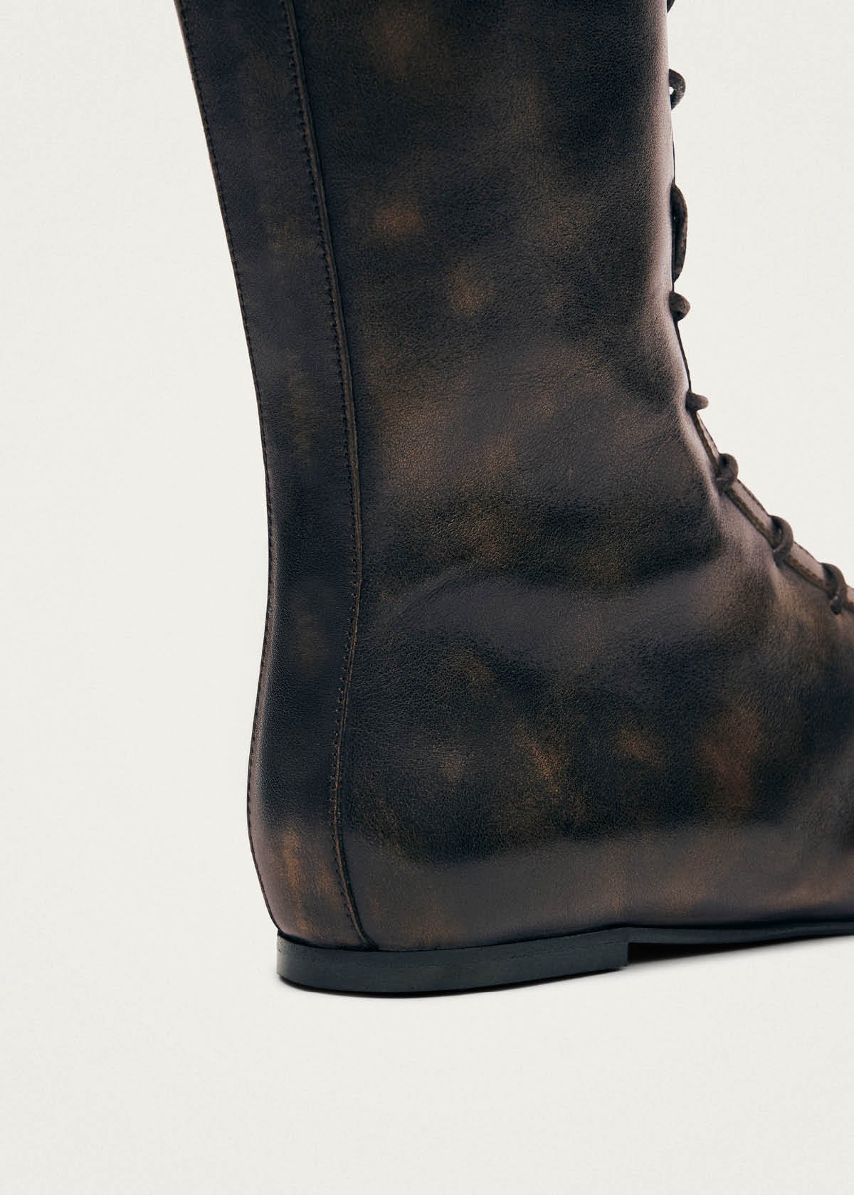 Jules Brushed Brown Leather Boots - Image 7