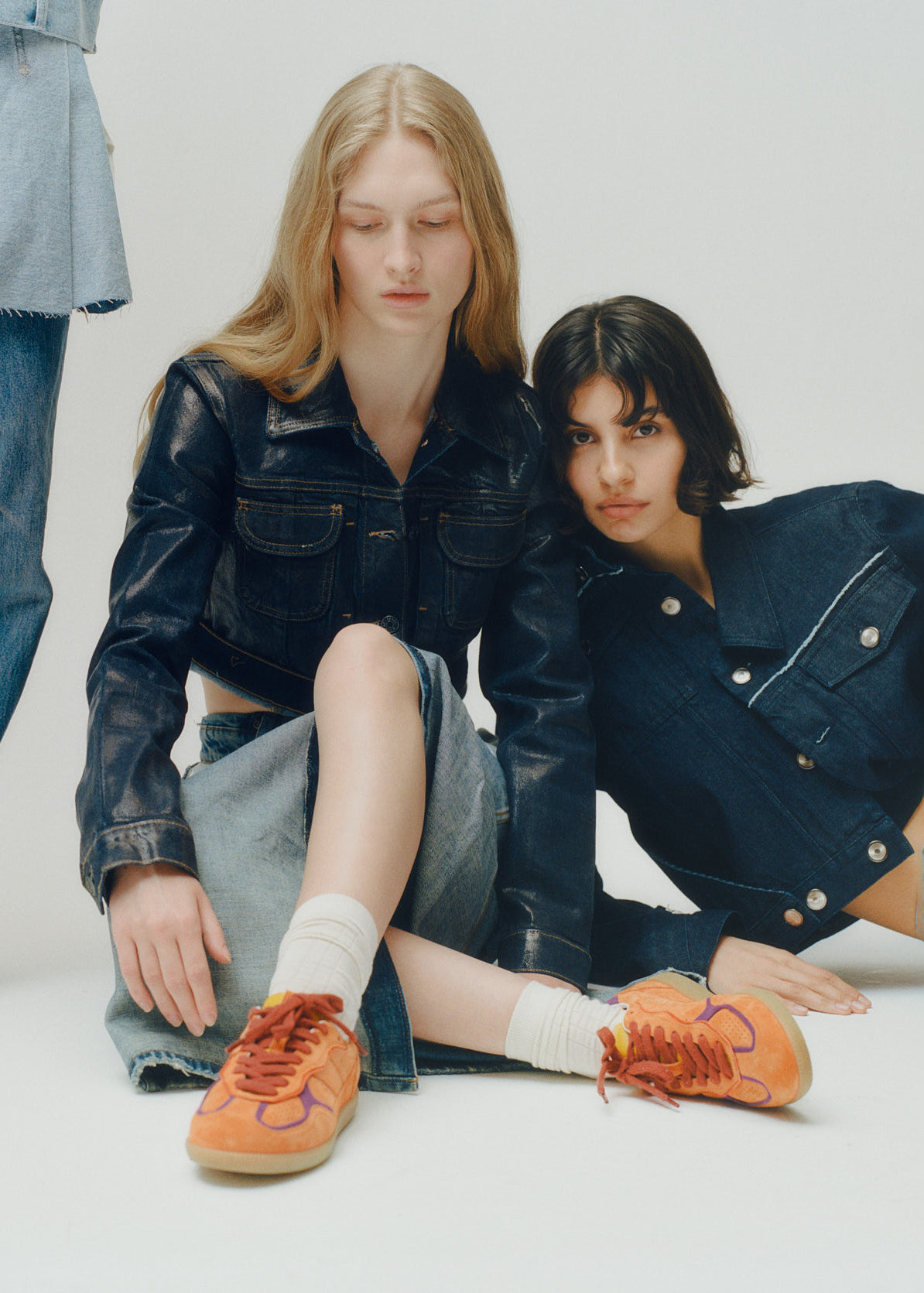 Tb.490 Rife Orange Leather Sneakers - Image 2