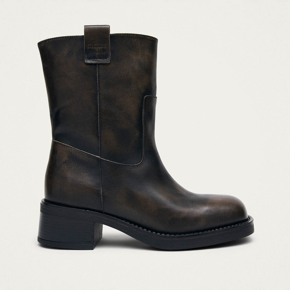 Rajan Brushed Brown Leather Boots - Image 3