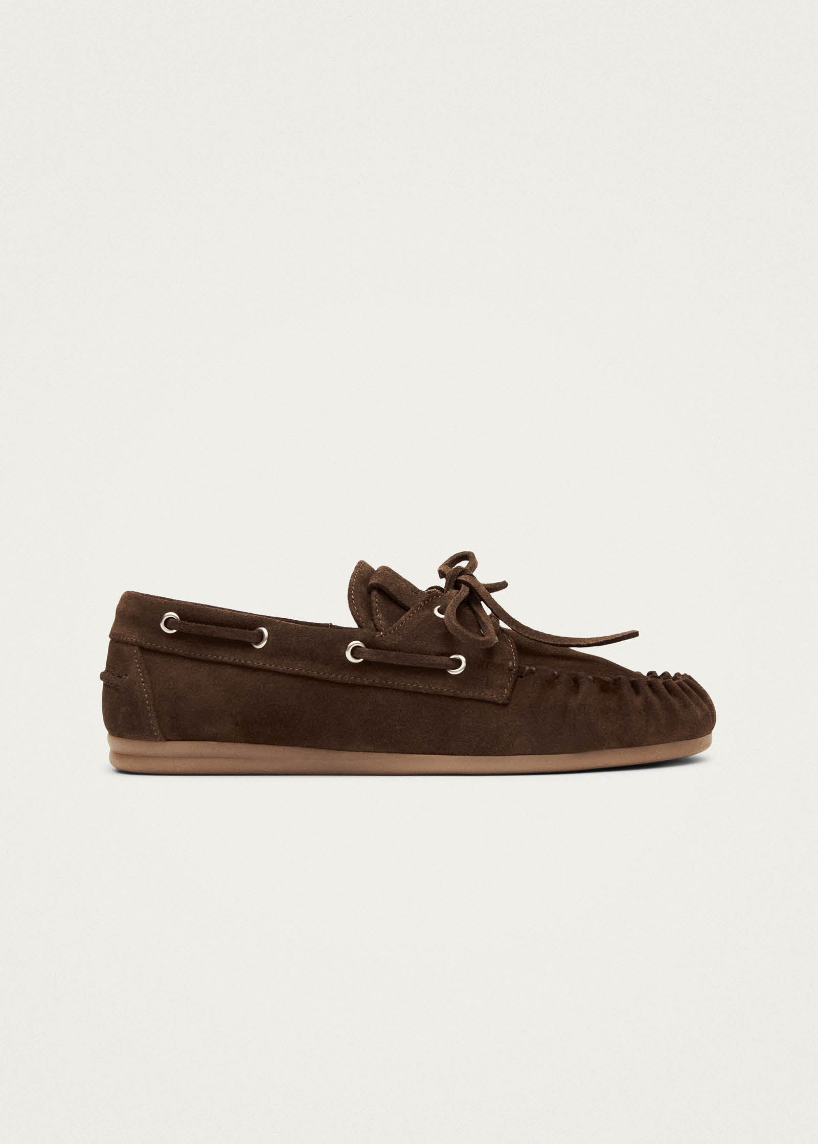 Rowan Suede Brown Leather Loafers