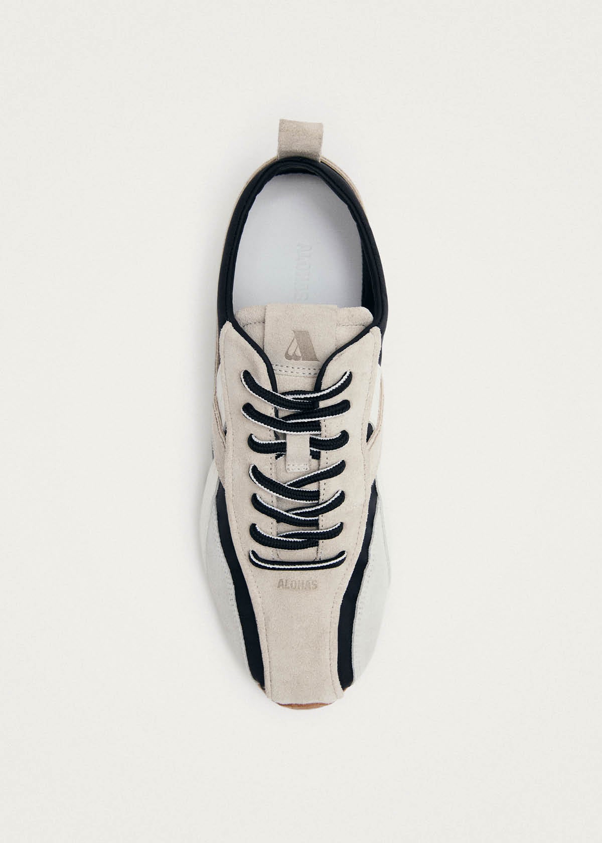 Tb.304 Nylon Black & Cream Leather Sneakers - Image 5