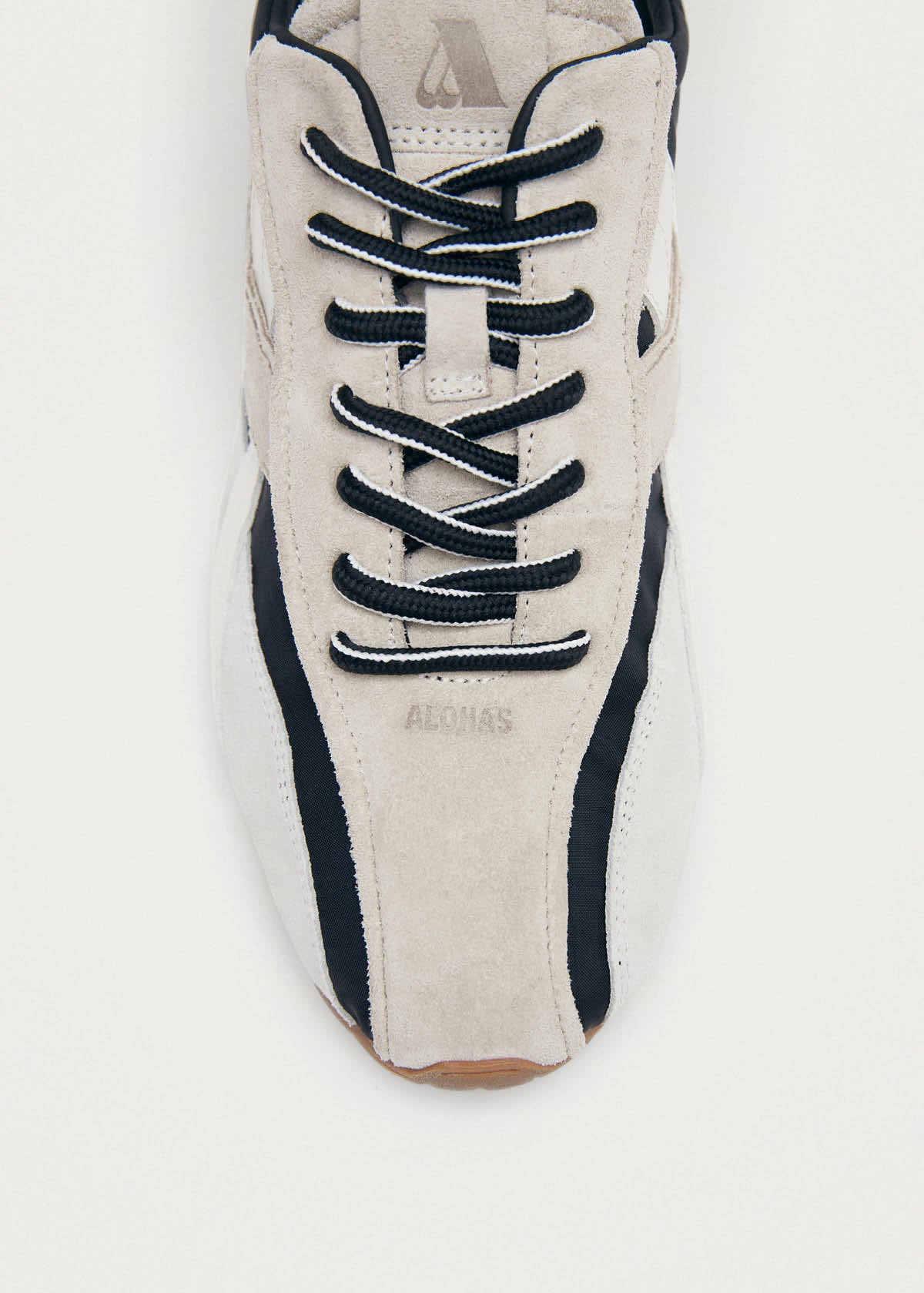 Tb.304 Nylon Black & Cream Leather Sneakers - Image 7