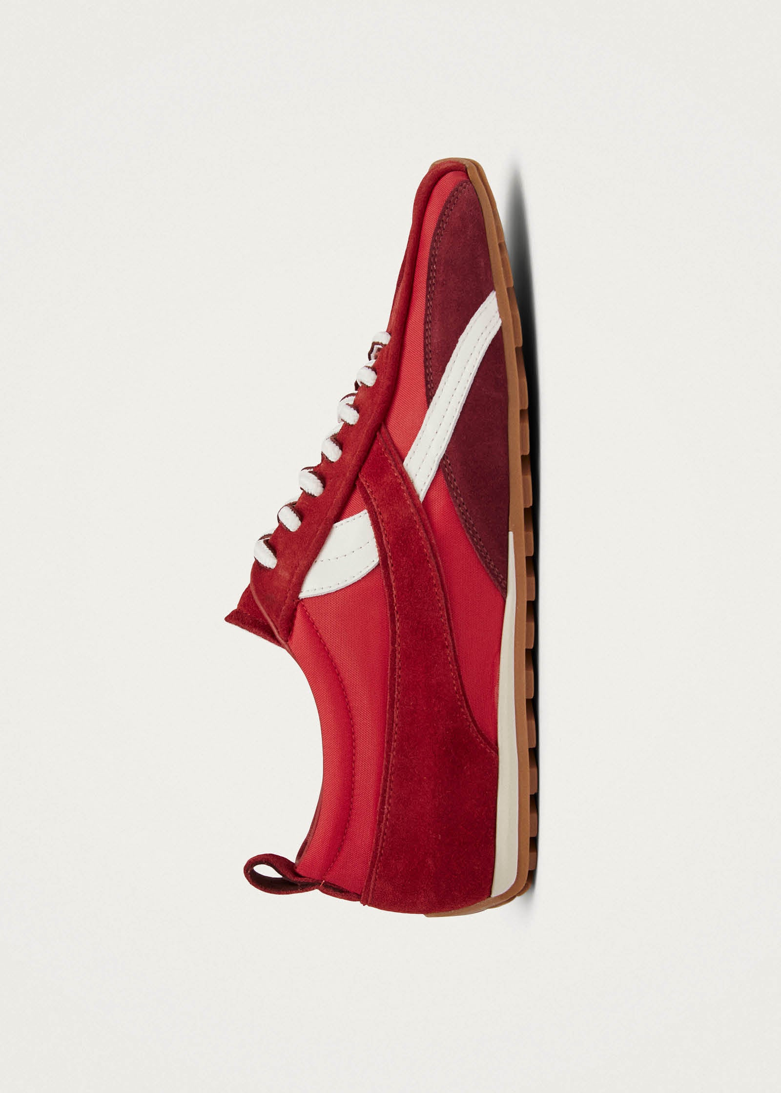 Tb.304 Nylon Red Leather Sneakers - Image 4