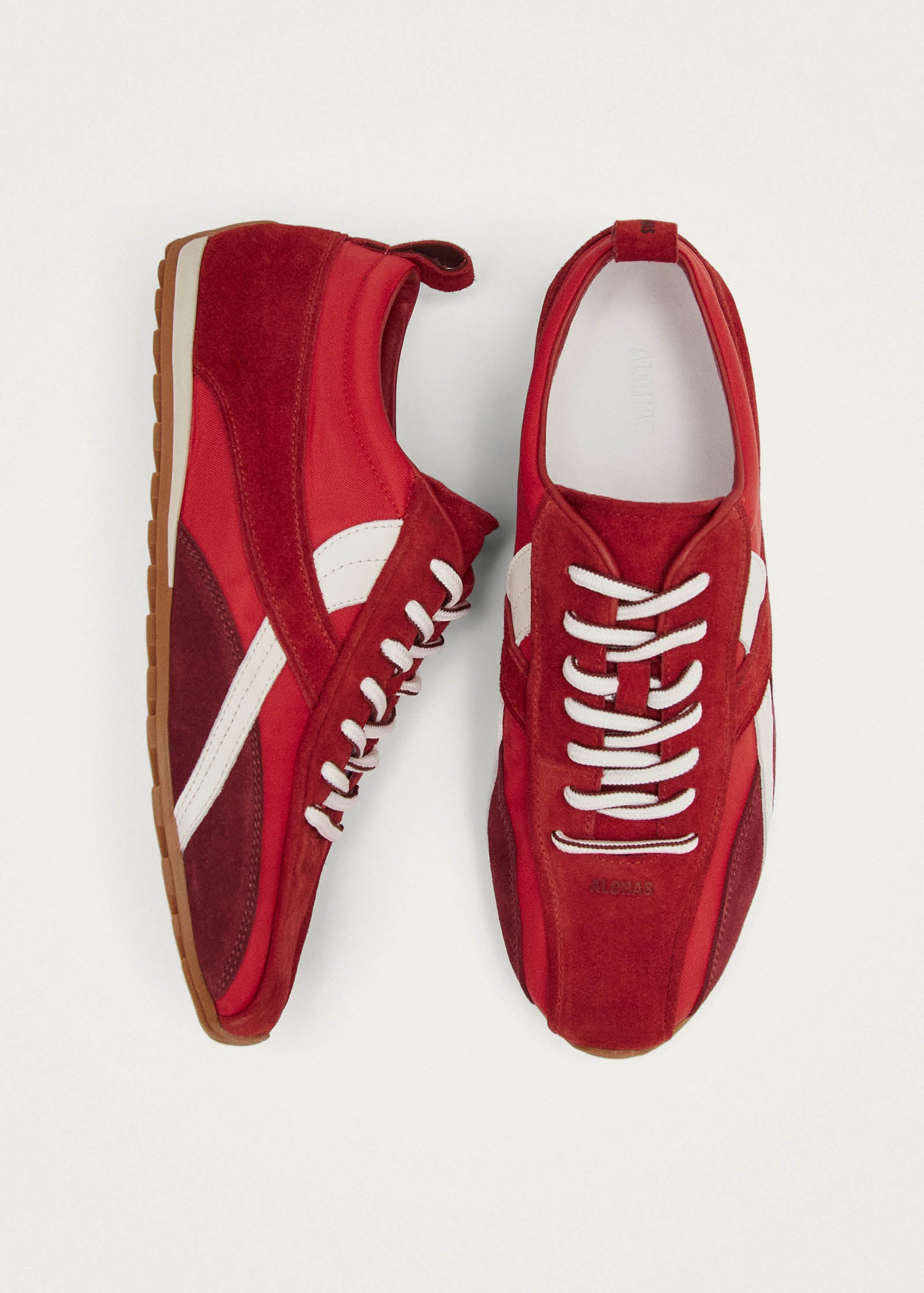 Tb.304 Nylon Red Leather Sneakers - Image 5