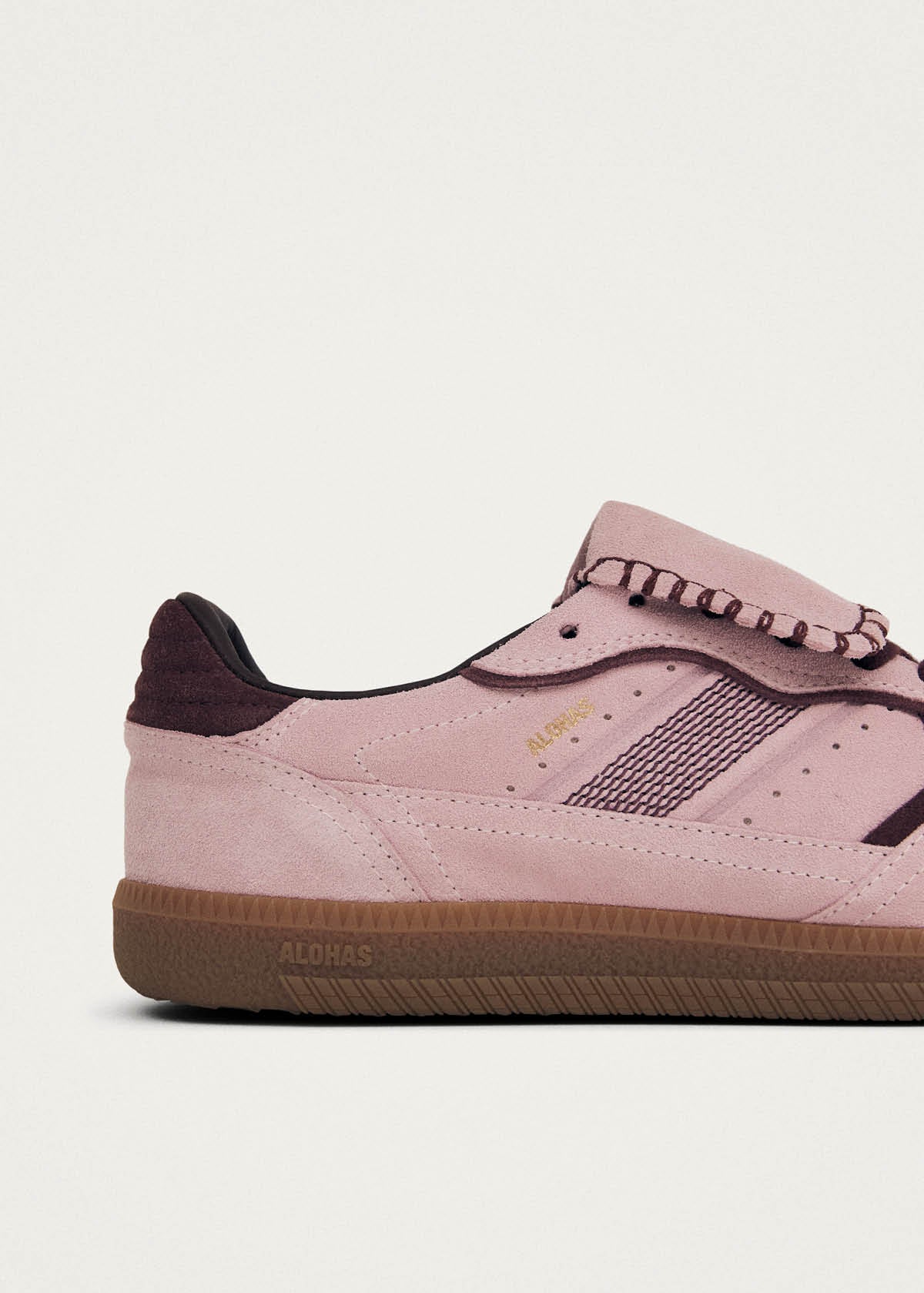 Tb.490 Club Suede Pink Leather Sneakers - Image 6