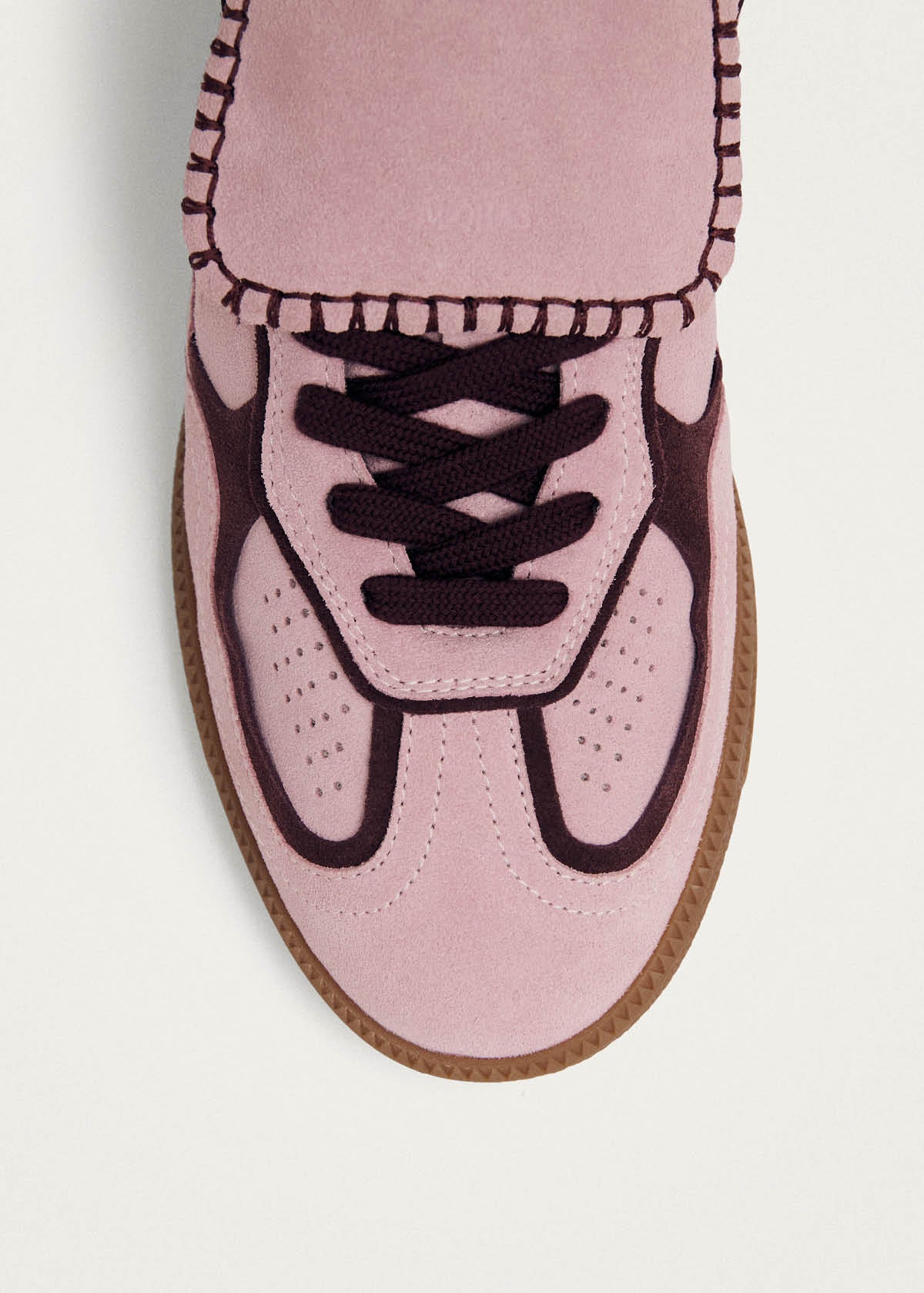 Tb.490 Club Suede Pink Leather Sneakers - Image 7