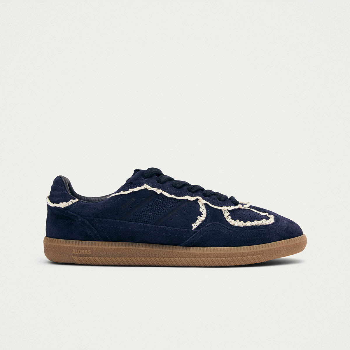 Tb.490 Crochet Navy Leather Sneakers - Image 3