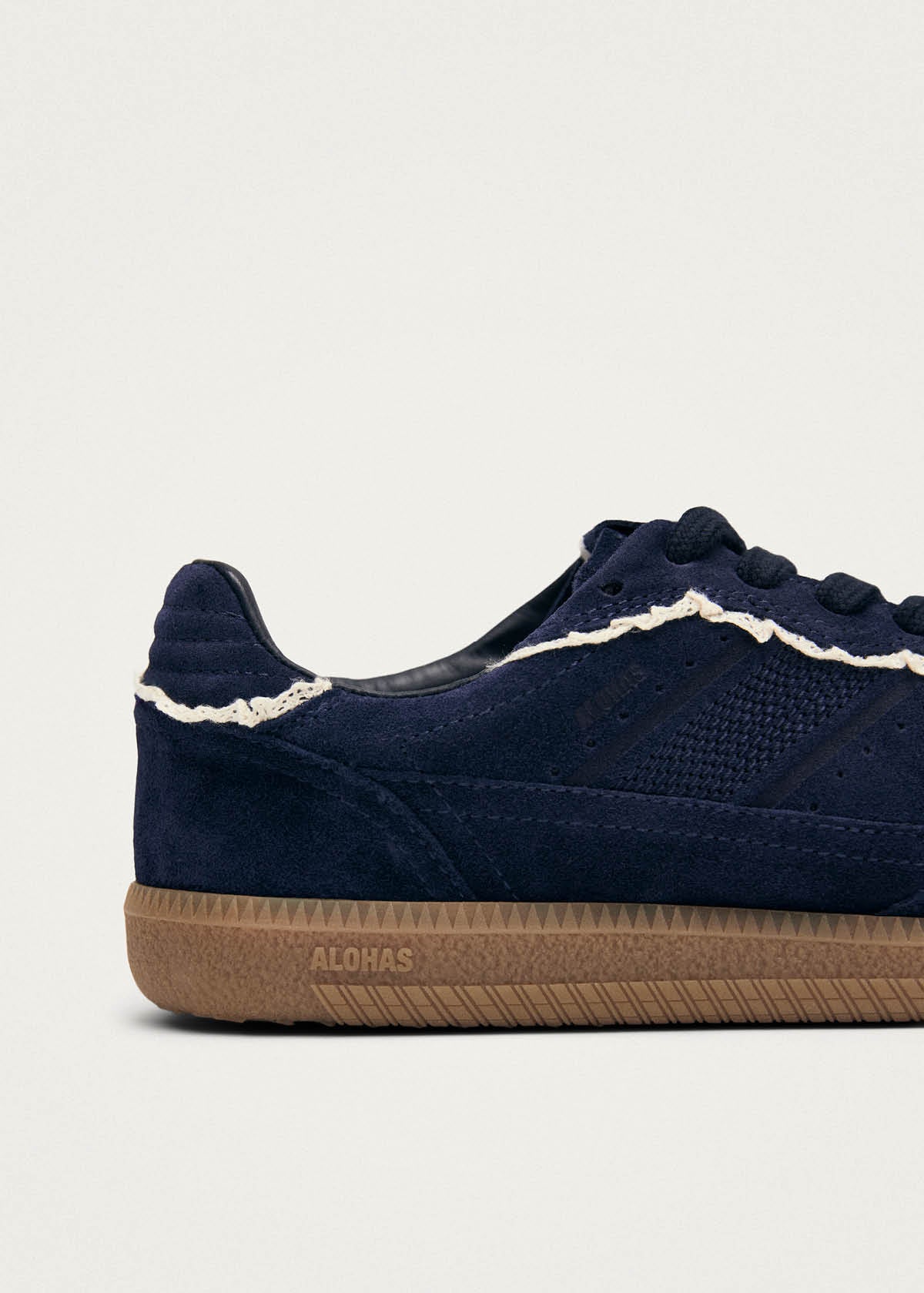 Tb.490 Crochet Navy Leather Sneakers - Image 7