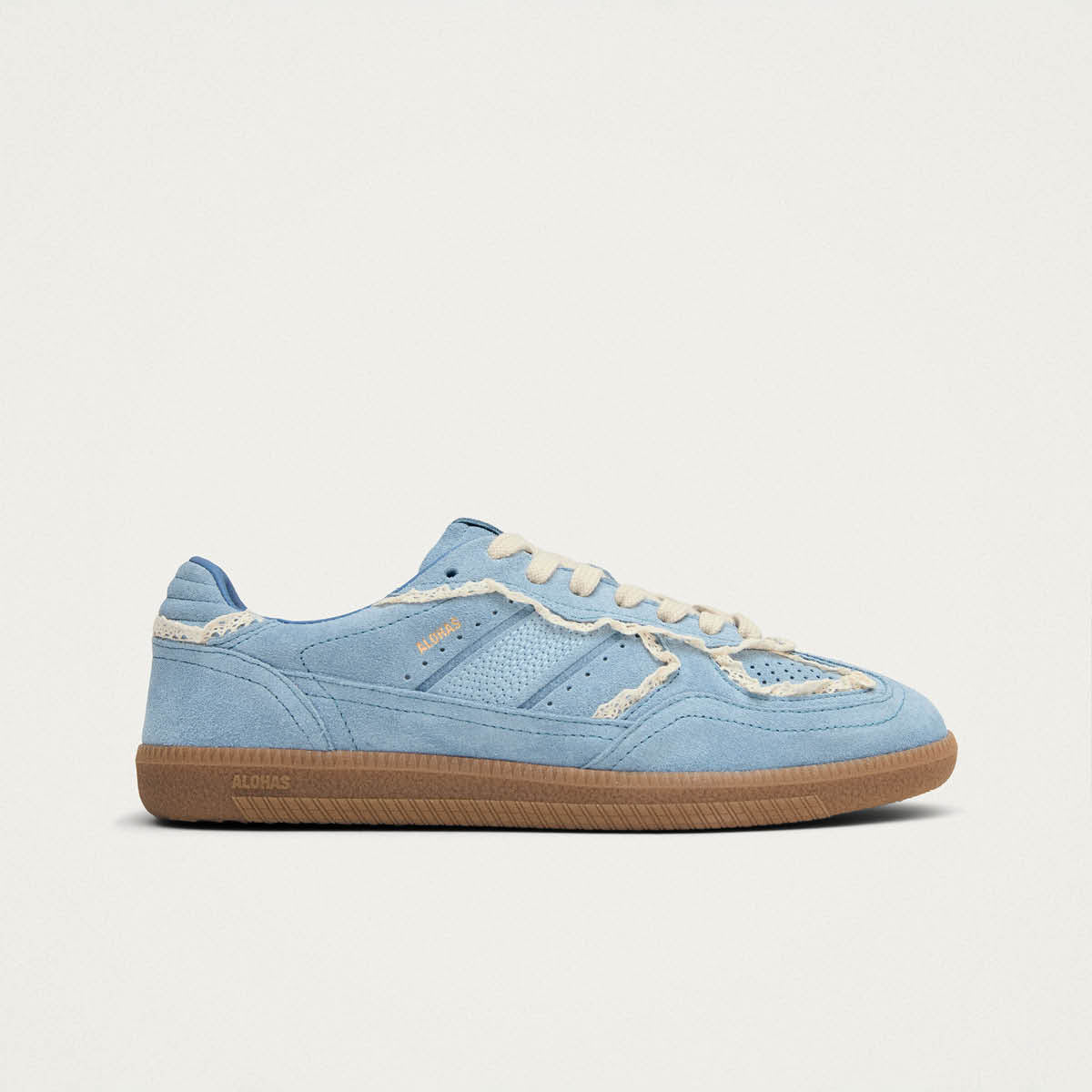 Tb.490 Crochet Blue Leather Sneakers - Image 3
