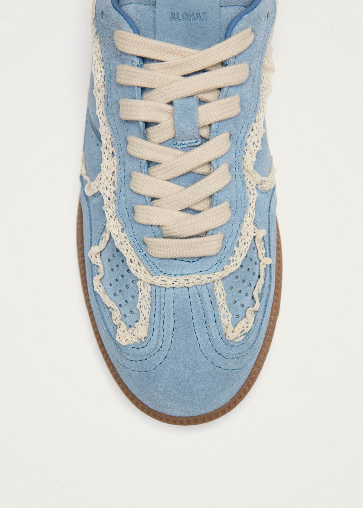 Tb.490 Crochet Blue Leather Sneakers - Image 9