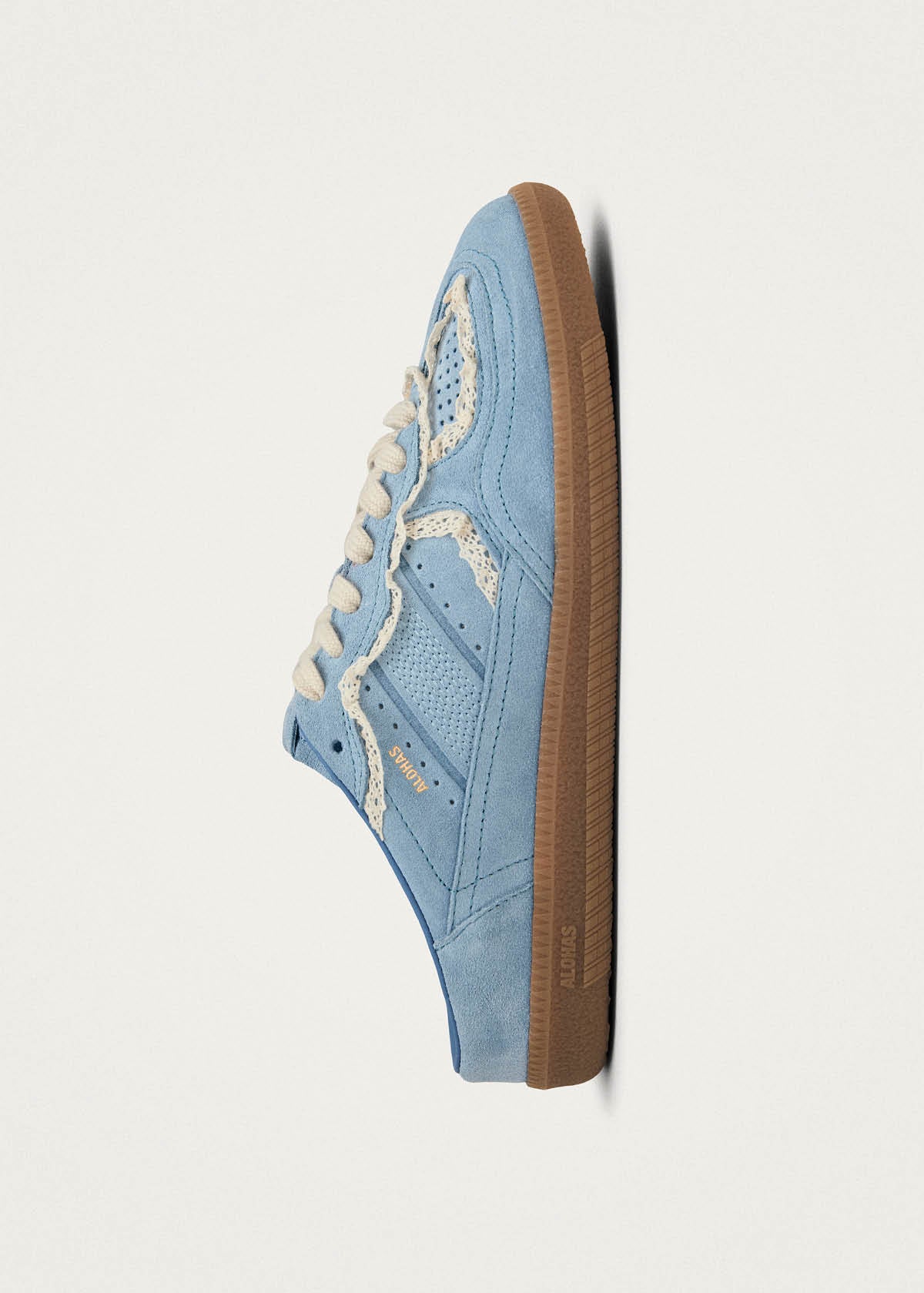 Tb.490 Mule Crochet Blue Leather Sneakers - Image 4