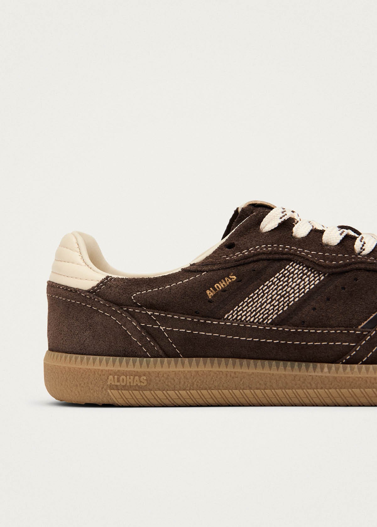 Tb.490 Rife Chocolate Cream Leather Sneakers - Image 9