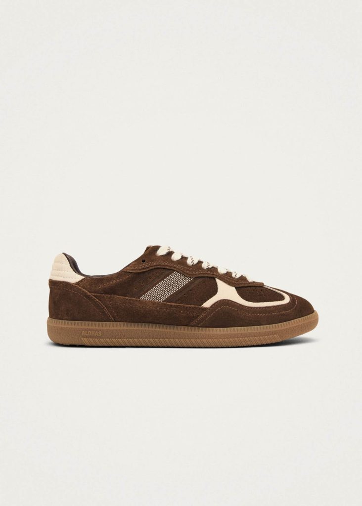 Tb.490 Rife Cocoa & Off White Leather Sneakers