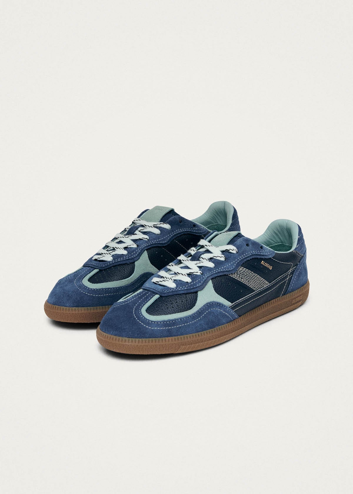 Tb.490 Rife Grain Cobalt Leather Sneakers - Image 2