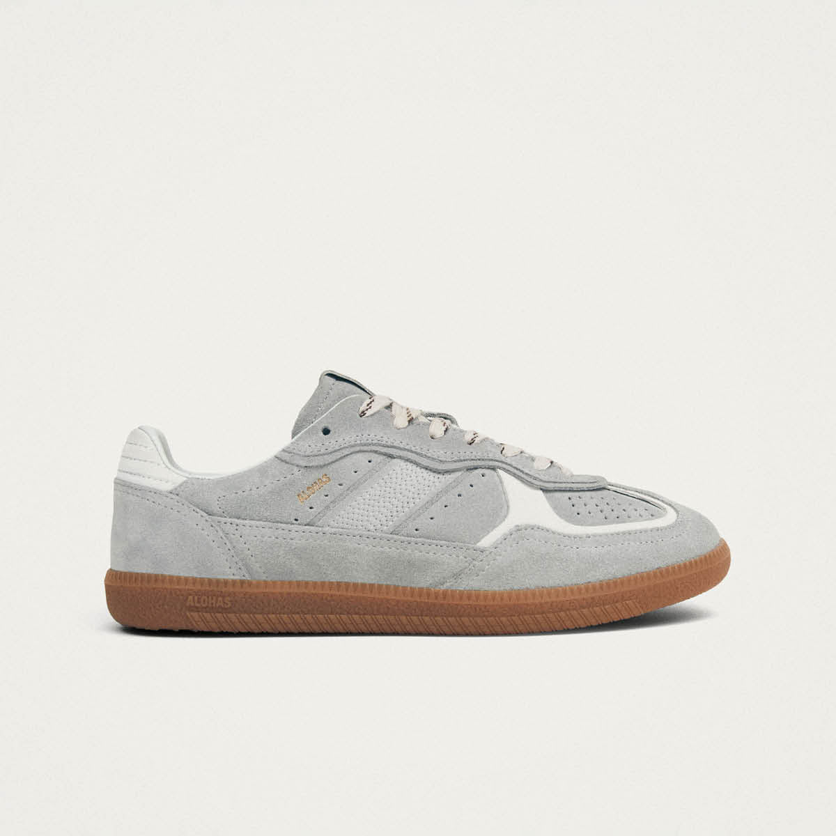 Tb.490 Rife Grey Leather Sneakers - Image 3