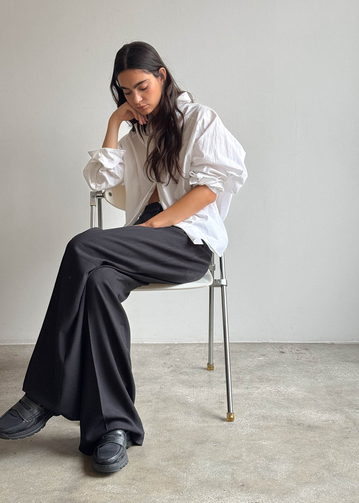 Tb.60 Black Leather Sneakers - Image 2