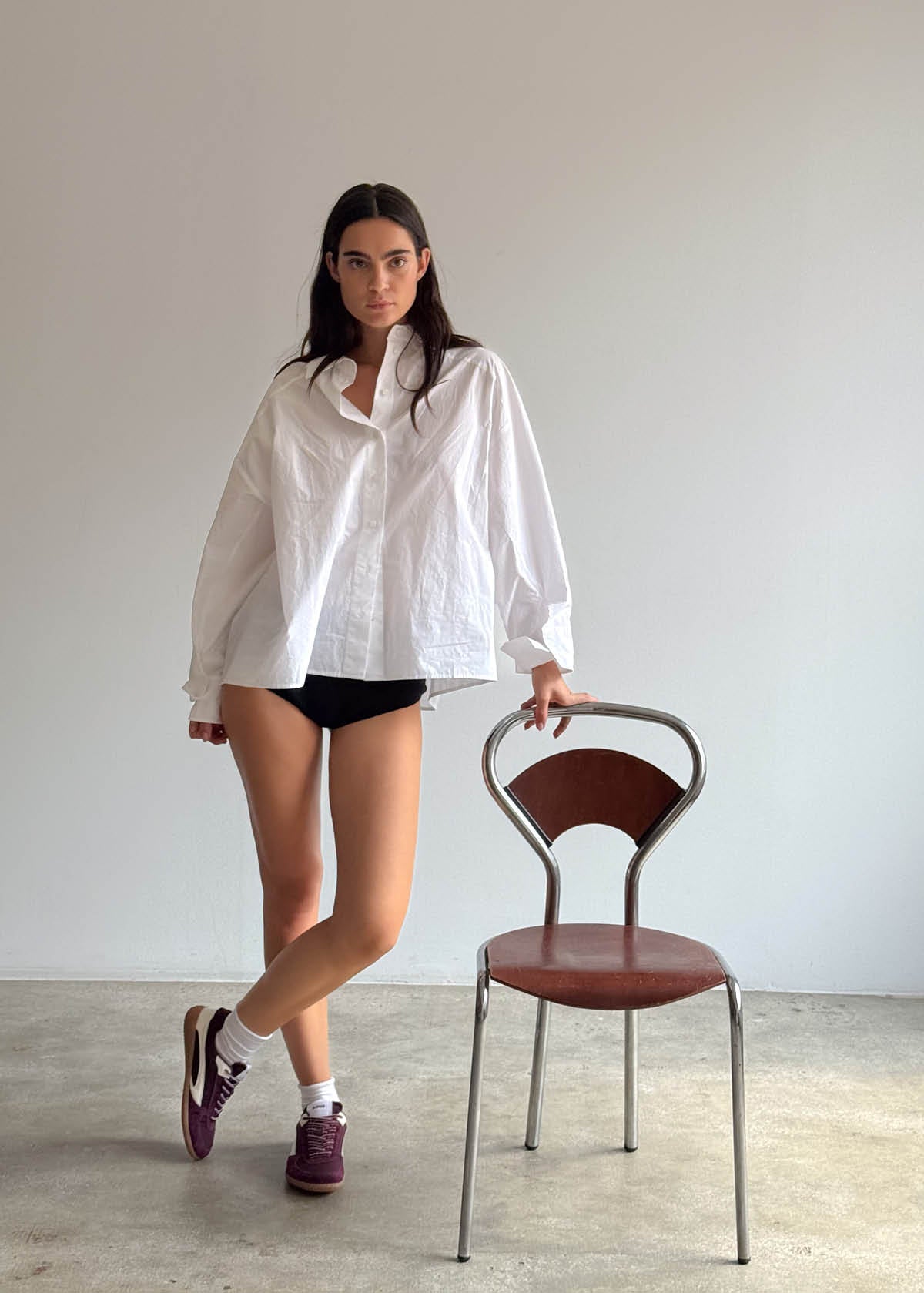 Tb.83 Burgundy Barefoot Sneakers - Image 2