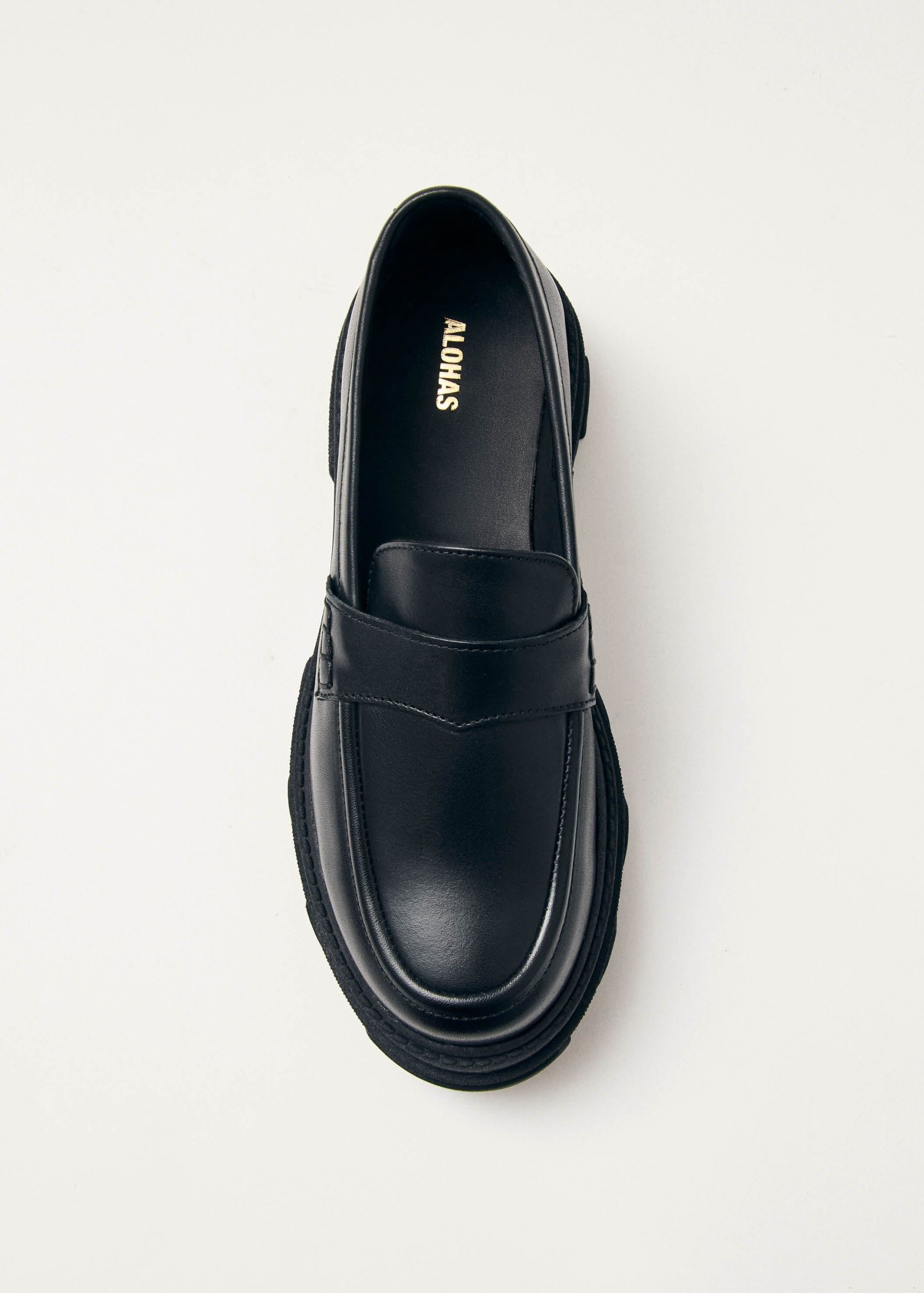 Trailblazer Black Leather Loafers - Image 4
